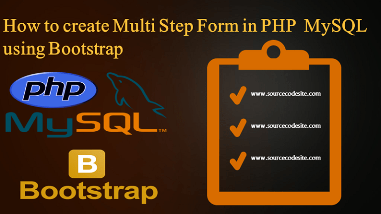 How to Create Multi Step Form in PHP MySQL using Bootstrap