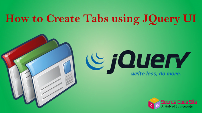 How to Create JQuery UI Tabs