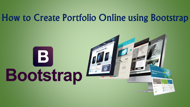 How To Create Portfolio Online using Bootstrap