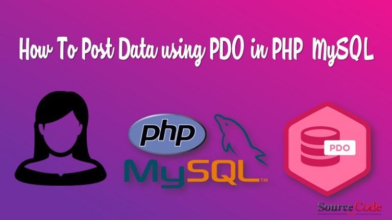 How To Post Data using PDO in PHP/MySQL